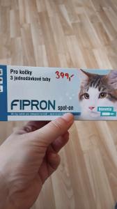 Fipron - 3x Spot On pro kočky - exp. 01/25