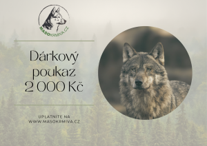 Dárkový poukaz v hodnotě 2000 Kč