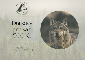 Dárkový poukaz v hodnotě 500 Kč